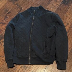 Lucky Brand Men's Black Quilted Sweatshirt